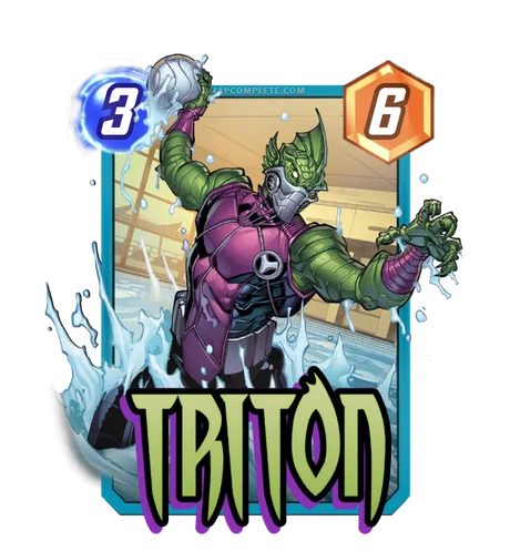 Triton Marvel Snap card art