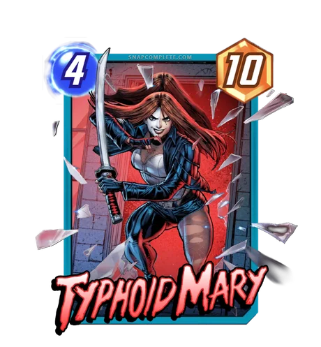 Typhoid Mary Marvel Snap card art