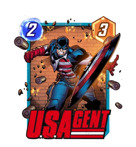 U.S. Agent Marvel Snap card art