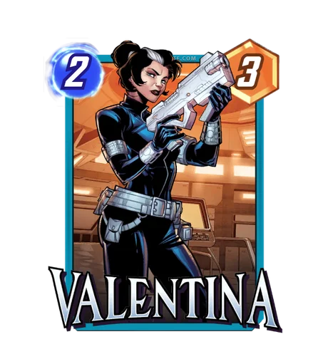 Valentina Marvel Snap card art