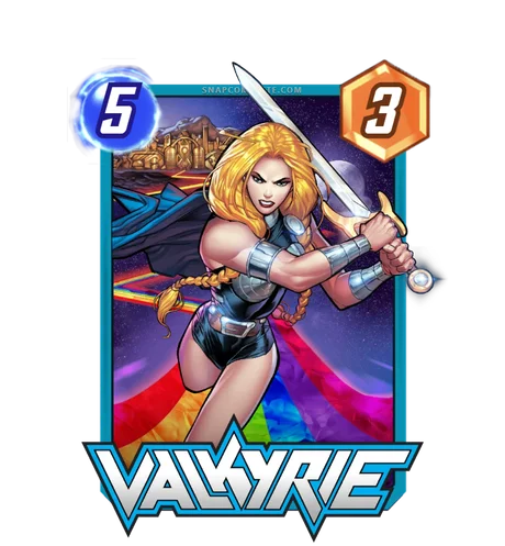Valkyrie Marvel Snap card art