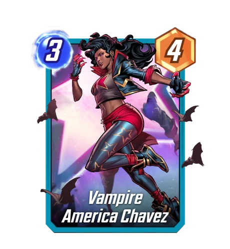 Vampire America Chavez Marvel Snap card art