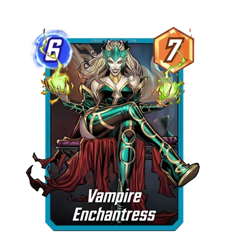 Vampire Enchantress Marvel Snap card art