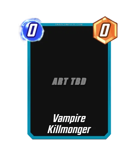 Vampire Killmonger Marvel Snap card art