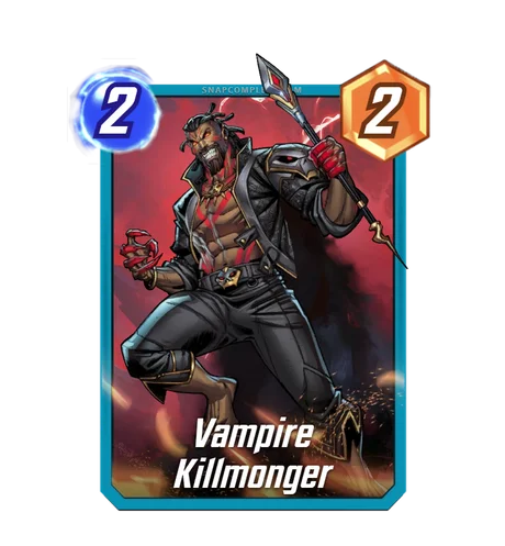 Vampire Killmonger Marvel Snap card art