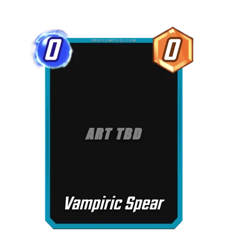 Vampiric Spear Marvel Snap card art