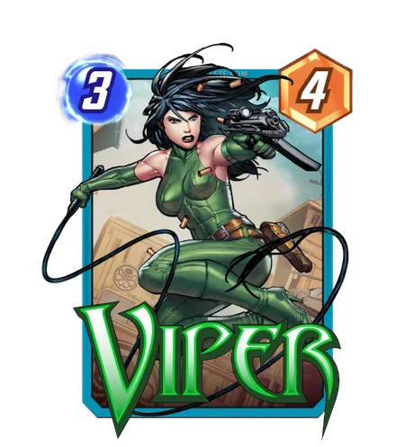 Viper Marvel Snap card art