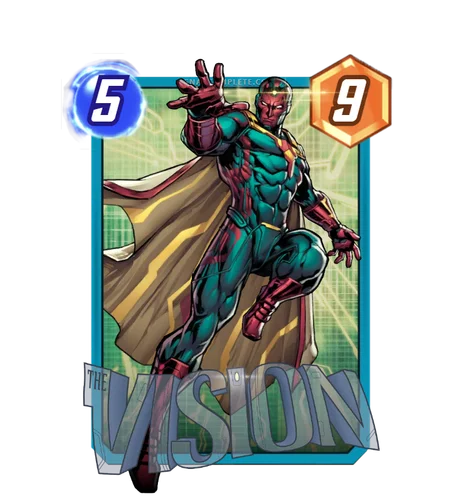 Vision Marvel Snap card art