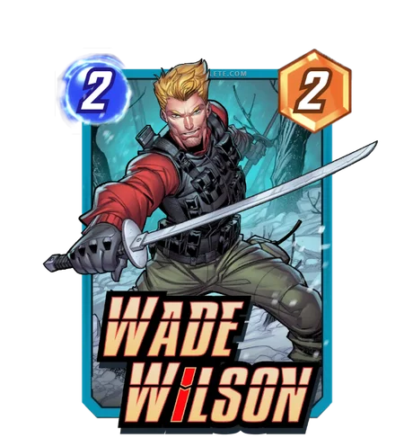 Wade Wilson Marvel Snap card art