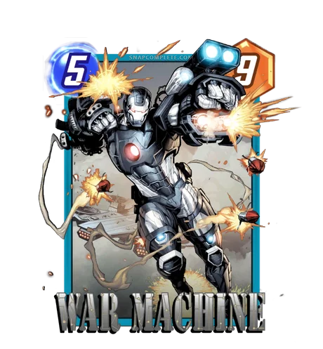 War Machine Marvel Snap card art