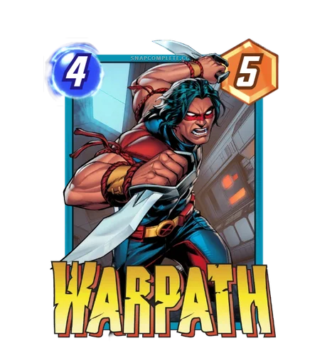 Warpath Marvel Snap card art