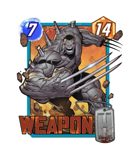 Weapon H Marvel Snap card art