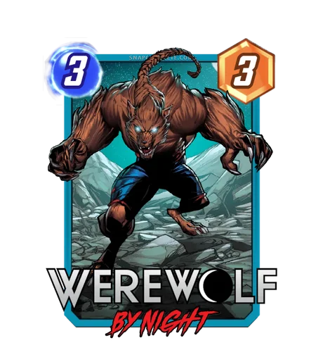 Werewolf By Night Marvel Snap card art