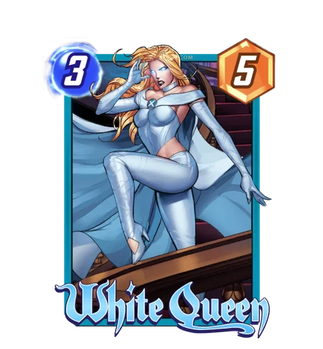 White Queen Marvel Snap card art