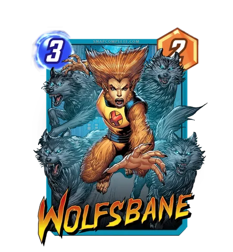 Wolfsbane Marvel Snap card art
