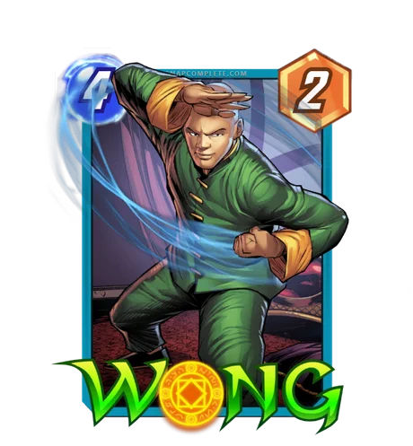 Wong Marvel Snap card art