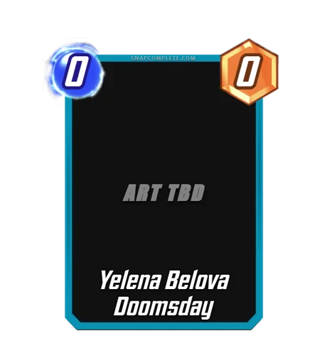 Yelena Belova Doomsday Marvel Snap card art