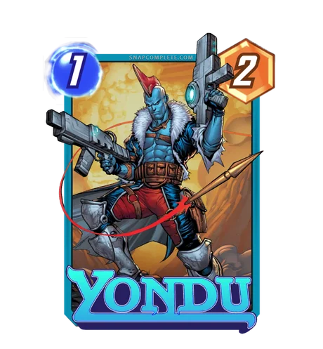 Yondu Marvel Snap card art