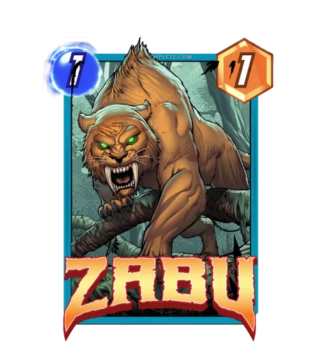 Zabu Marvel Snap card art