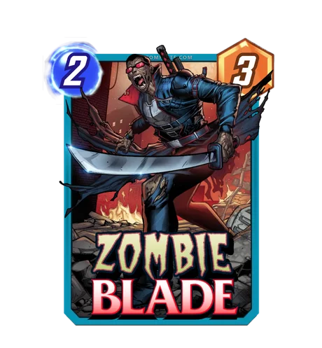 Zombie Blade Marvel Snap card art