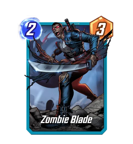 Zombie Blade Marvel Snap card art