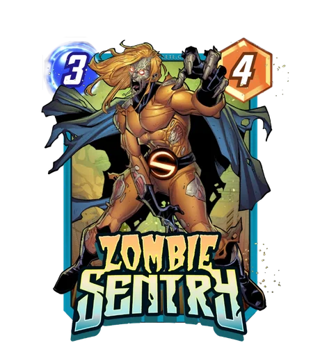 Zombie Sentry Marvel Snap card art