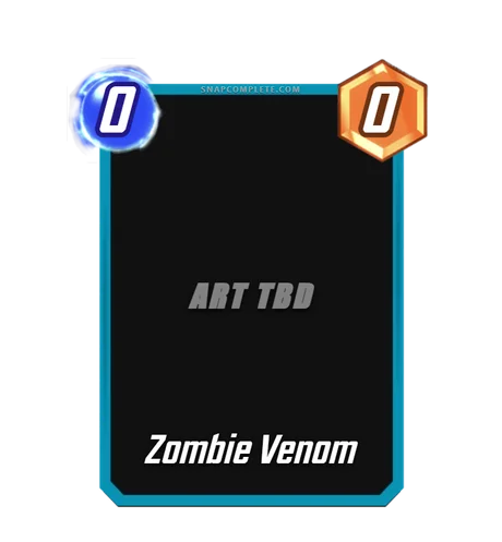 Zombie Venom Marvel Snap card art