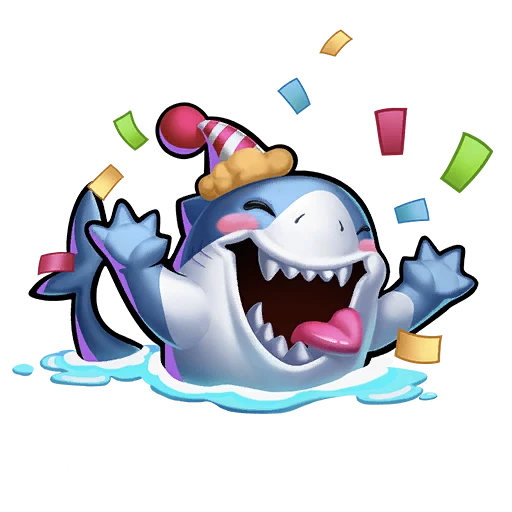Shark Party emote