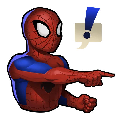 SpiderMan Point emote