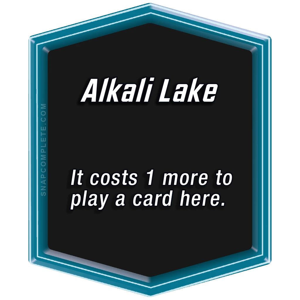 Alkali Lake Marvel Snap location art