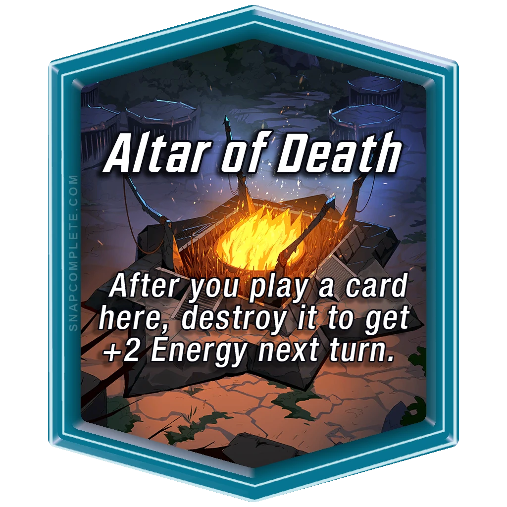 Altar of Death Marvel Snap location art