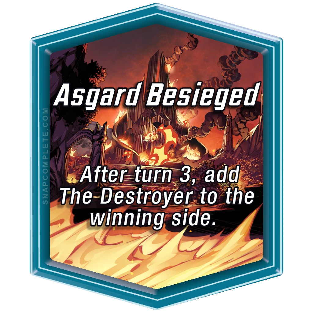 Asgard Besieged Marvel Snap location art