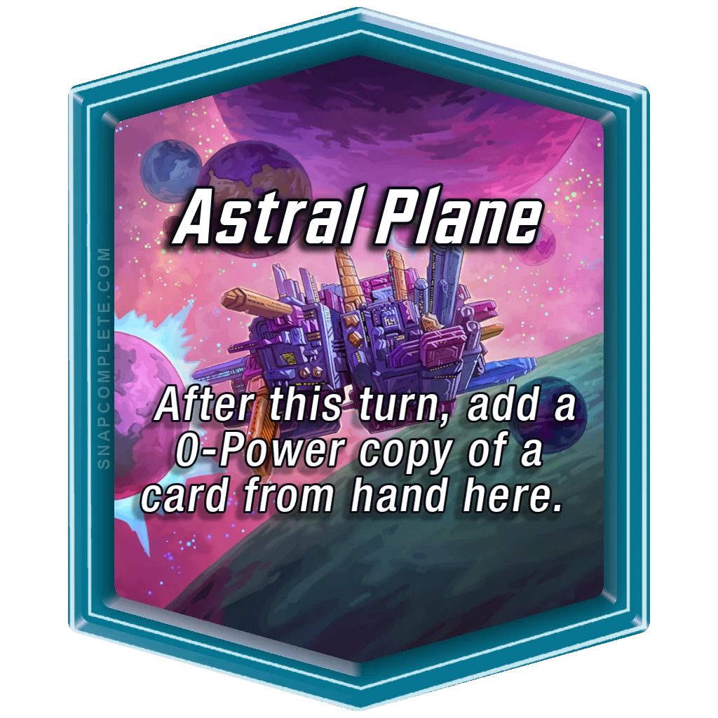Astral Plane Marvel Snap location art