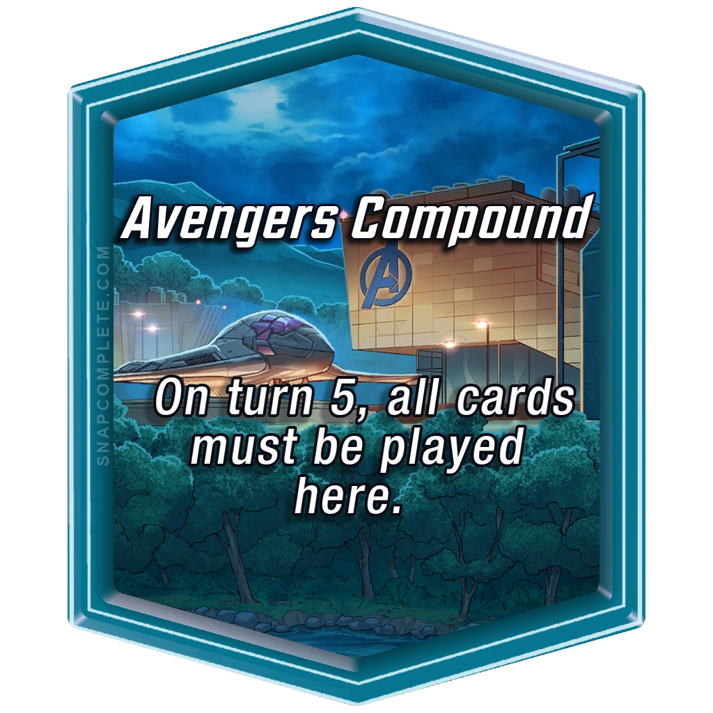 Avengers Compound Marvel Snap location art