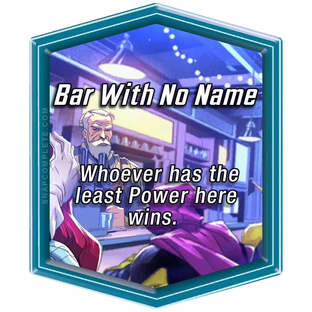 Bar With No Name Marvel Snap location art