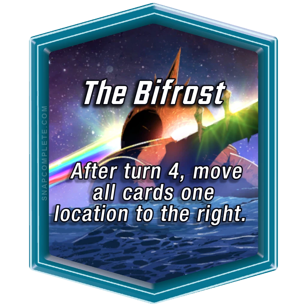 The Bifrost Marvel Snap location art