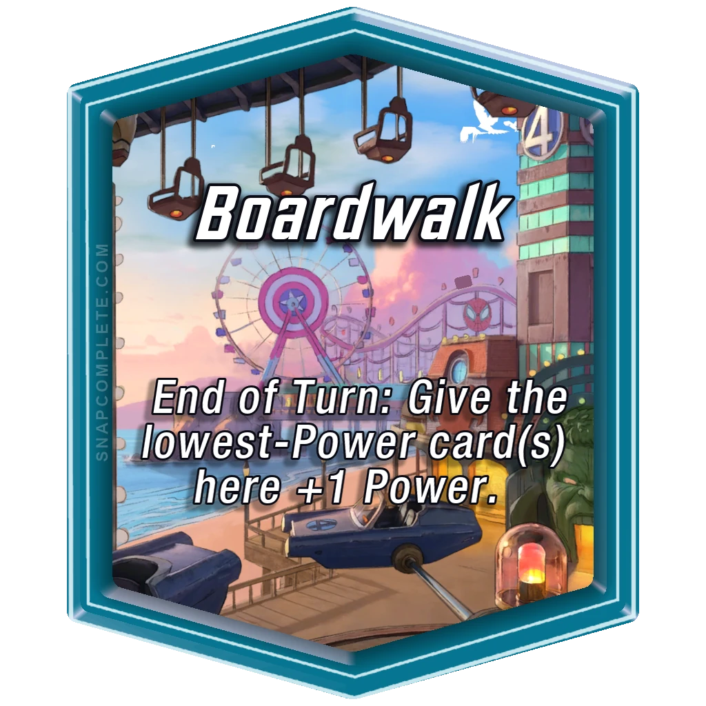 Boardwalk Marvel Snap location art