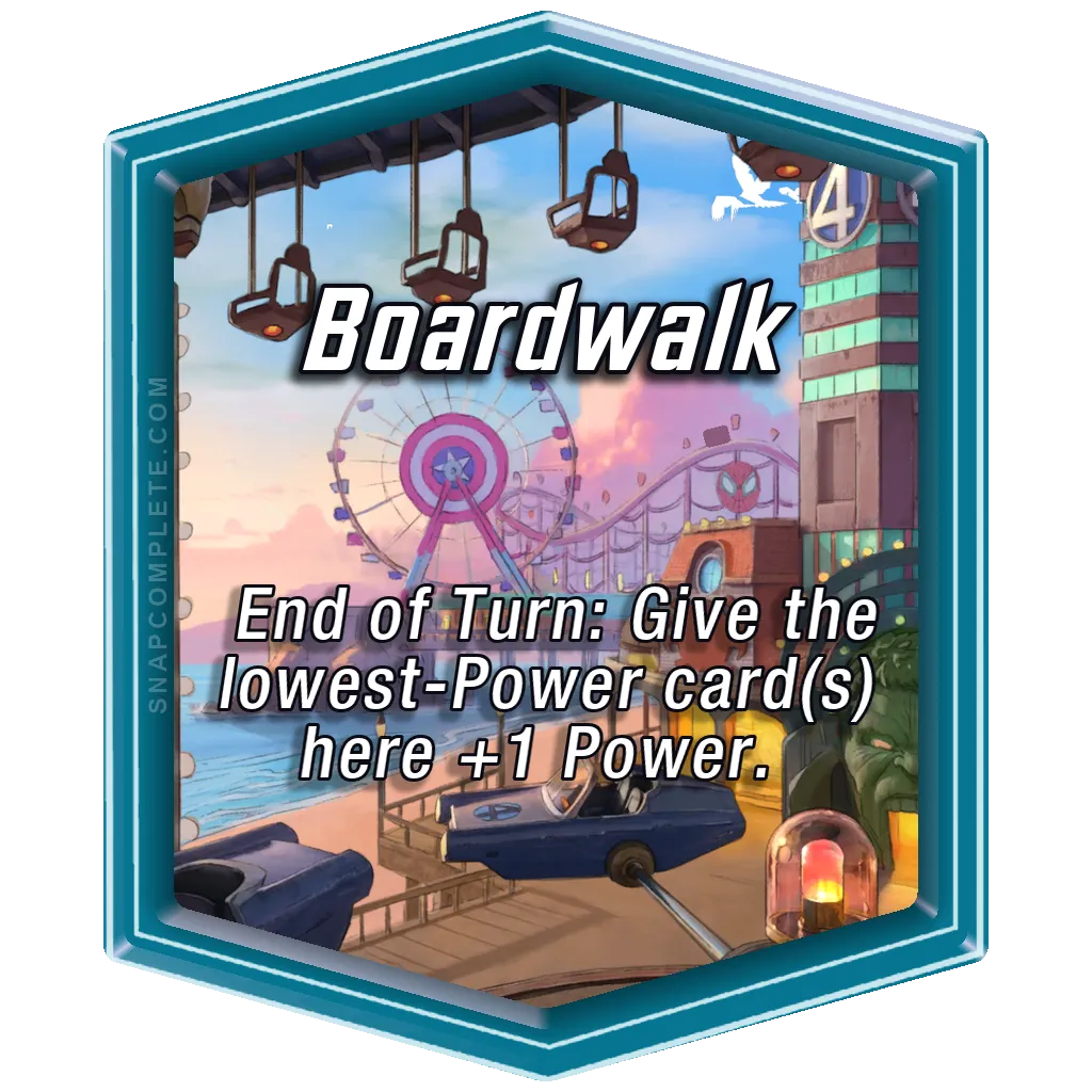 Boardwalk Marvel Snap location art