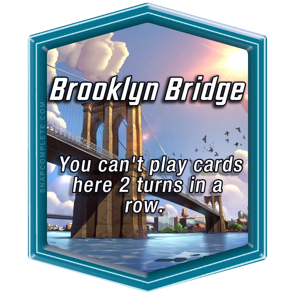 Brooklyn Bridge Marvel Snap location art