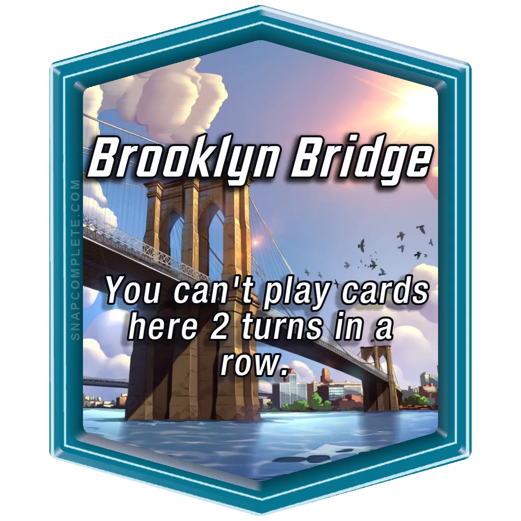 Brooklyn Bridge Marvel Snap location art