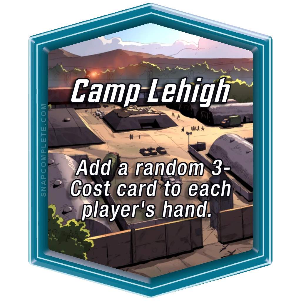 Camp Lehigh Marvel Snap location art