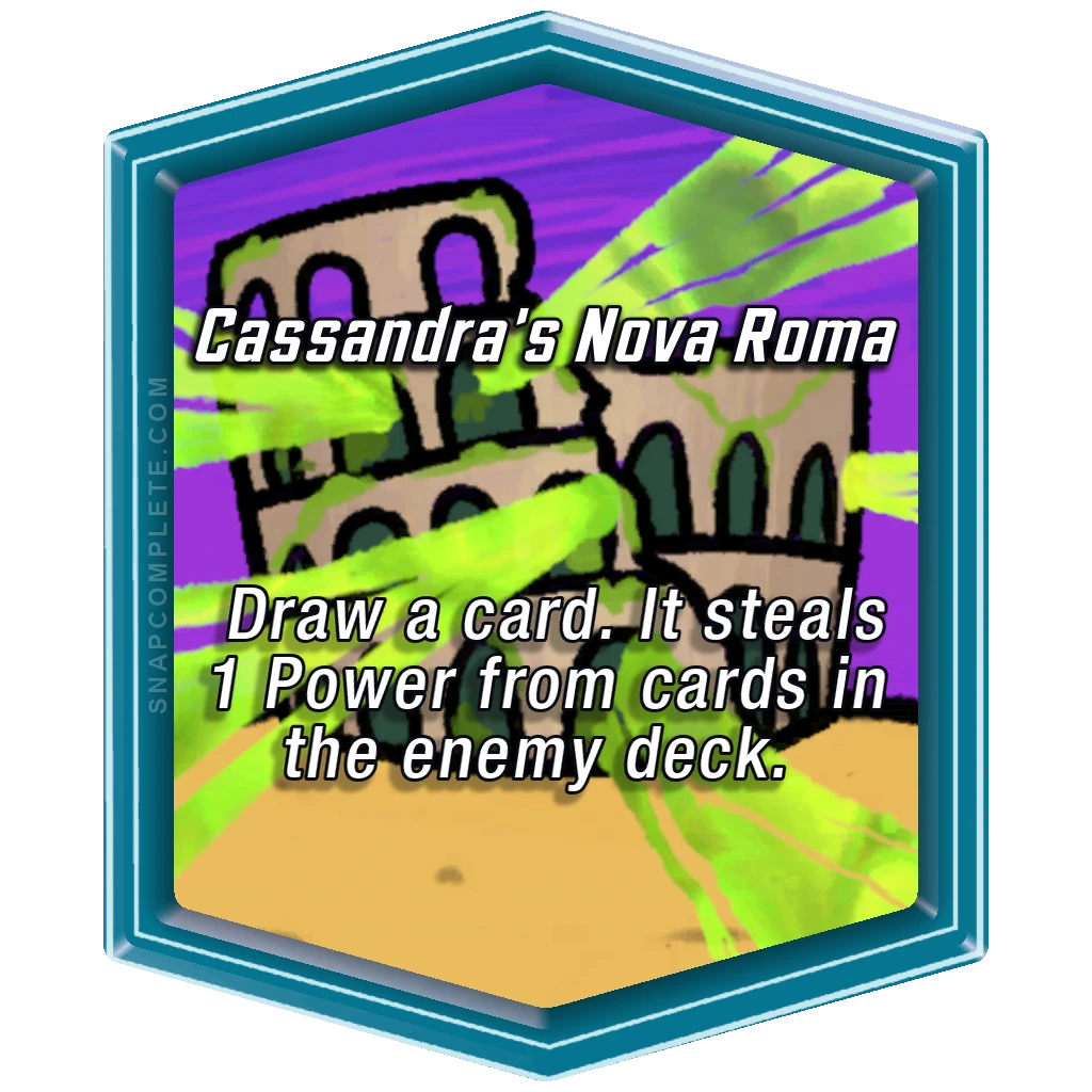 Cassandra's Nova Roma Marvel Snap location art