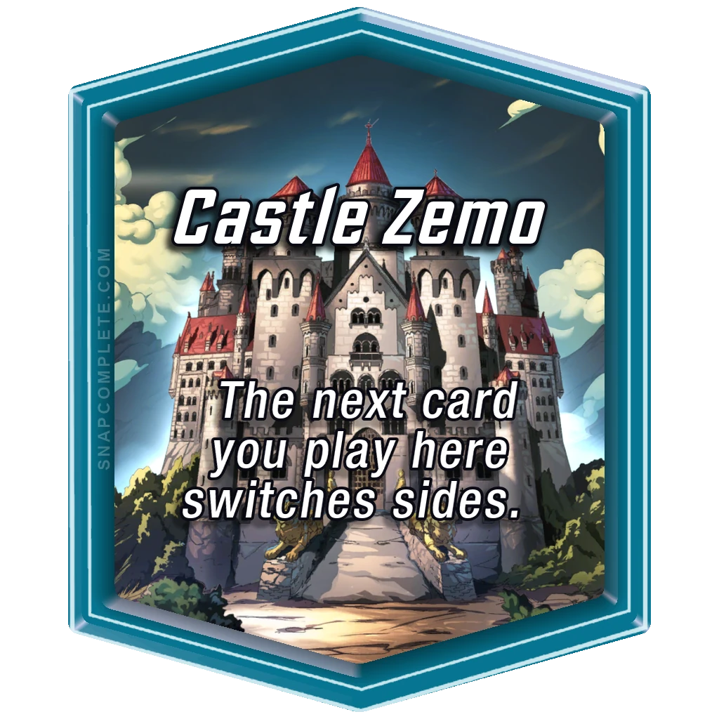 Castle Zemo Marvel Snap location art