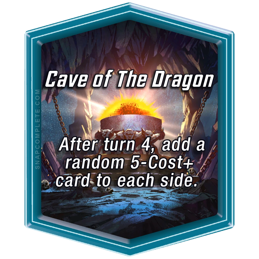 Cave of The Dragon Marvel Snap location art