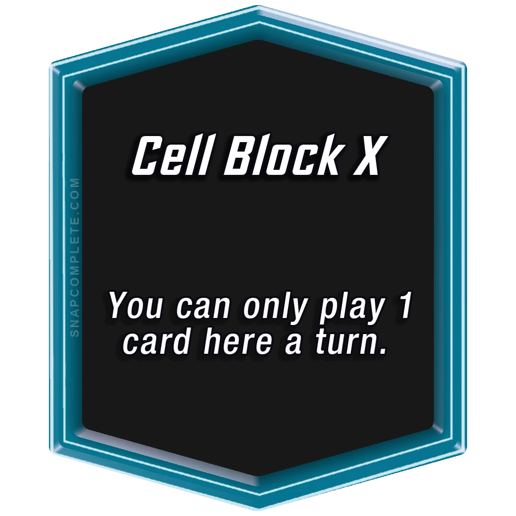 Cell Block X Marvel Snap location art