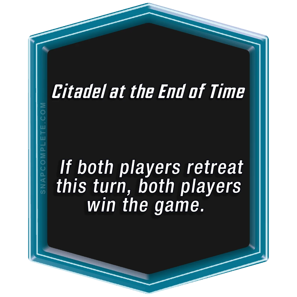 Citadel at the End of Time Marvel Snap location art