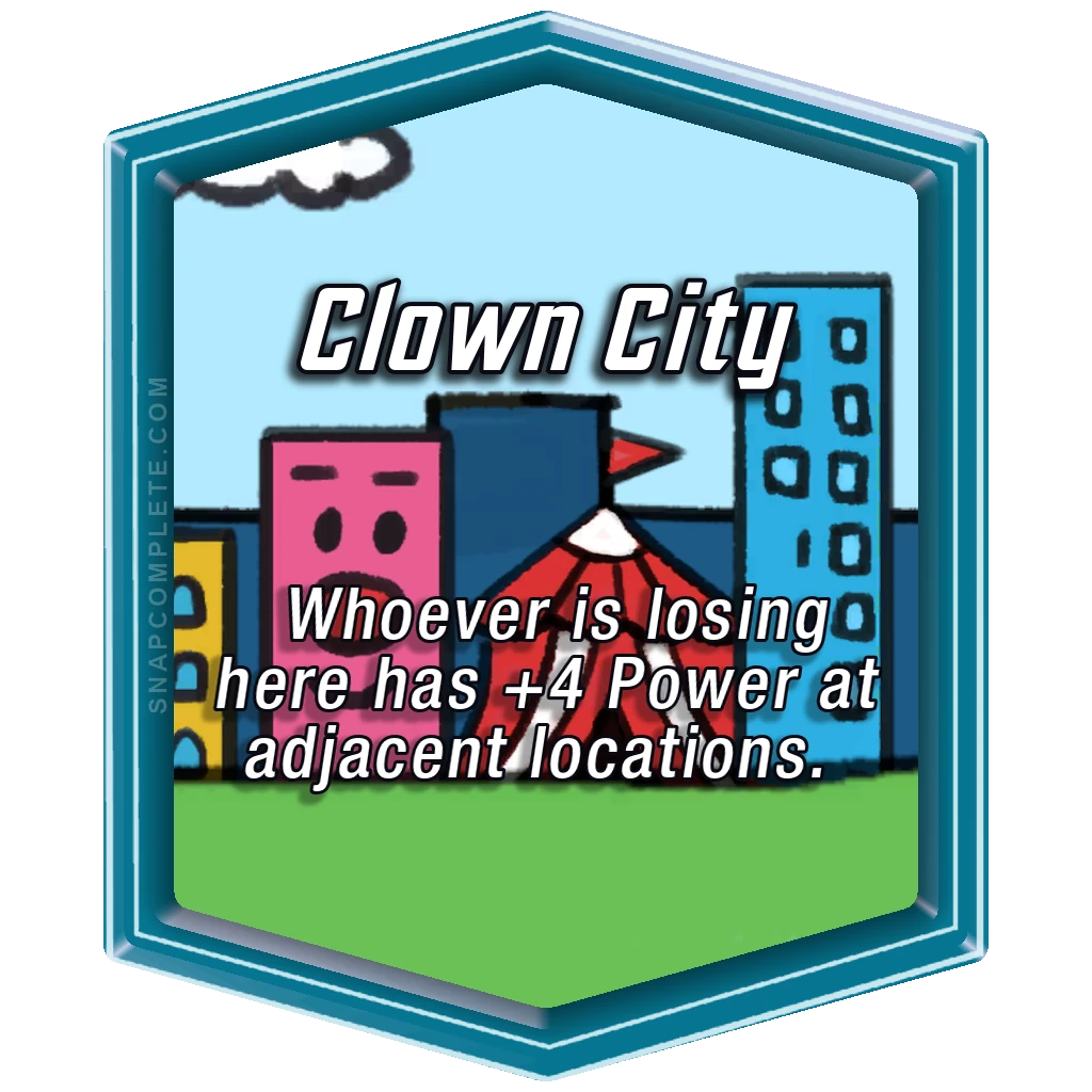 Clown City Marvel Snap location art