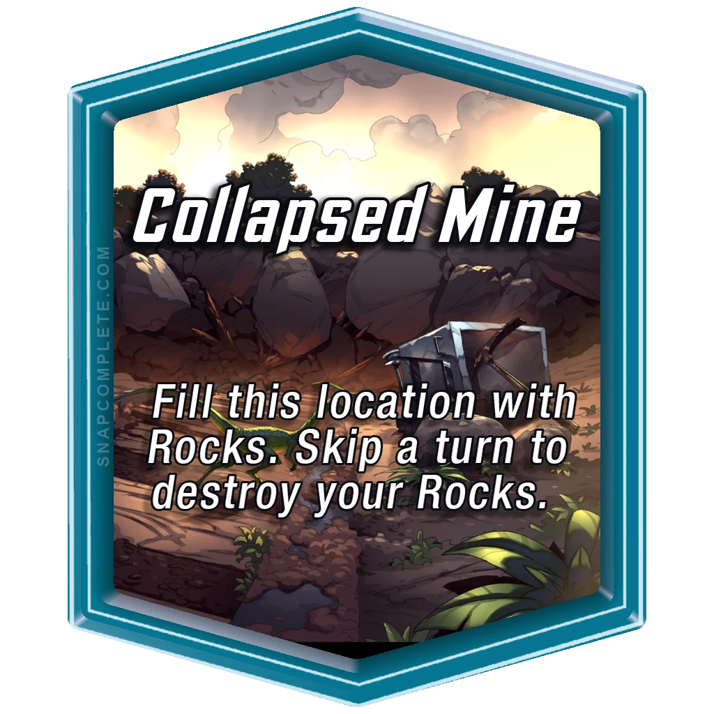 Collapsed Mine Marvel Snap location art