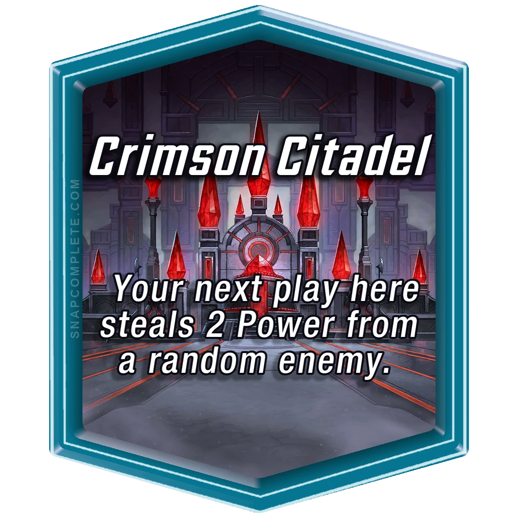 Crimson Citadel Marvel Snap location art