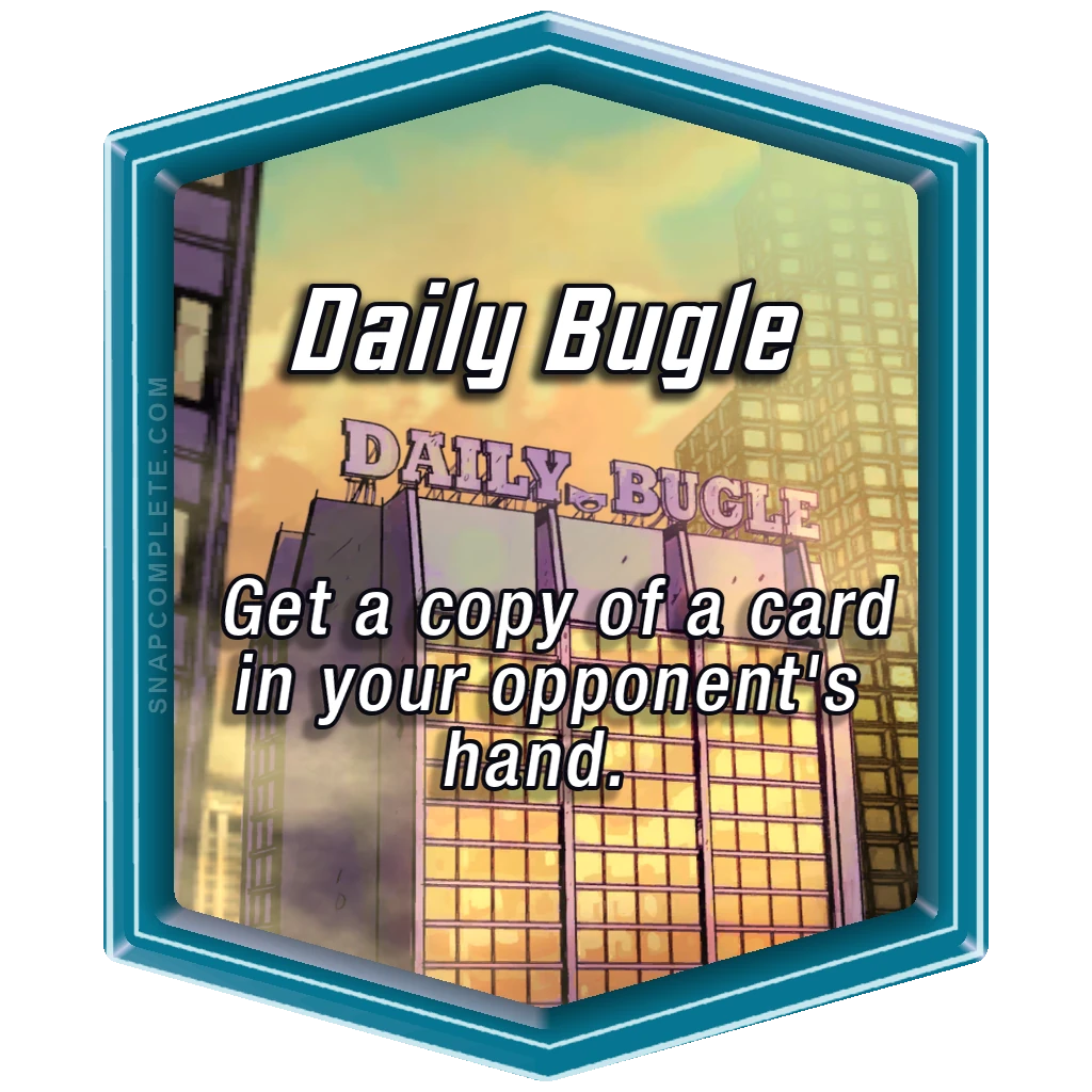 Daily Bugle Marvel Snap location art